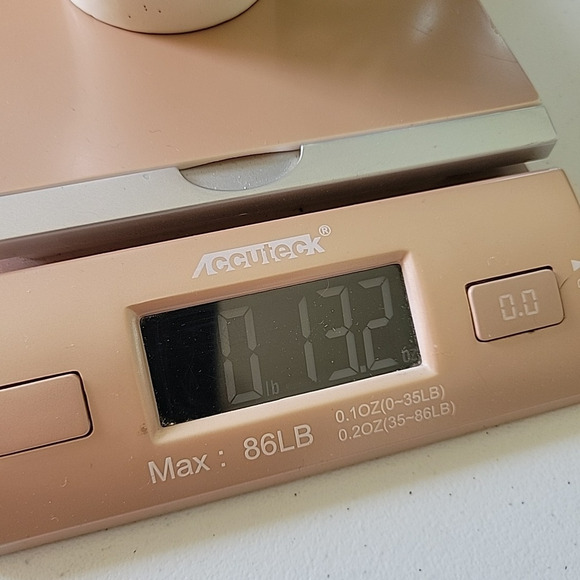 Vintage 70s Pottery Craft Speckled Wheat Pattern Flared Cups Glazed MCM Prairie - Picture 10 of 10